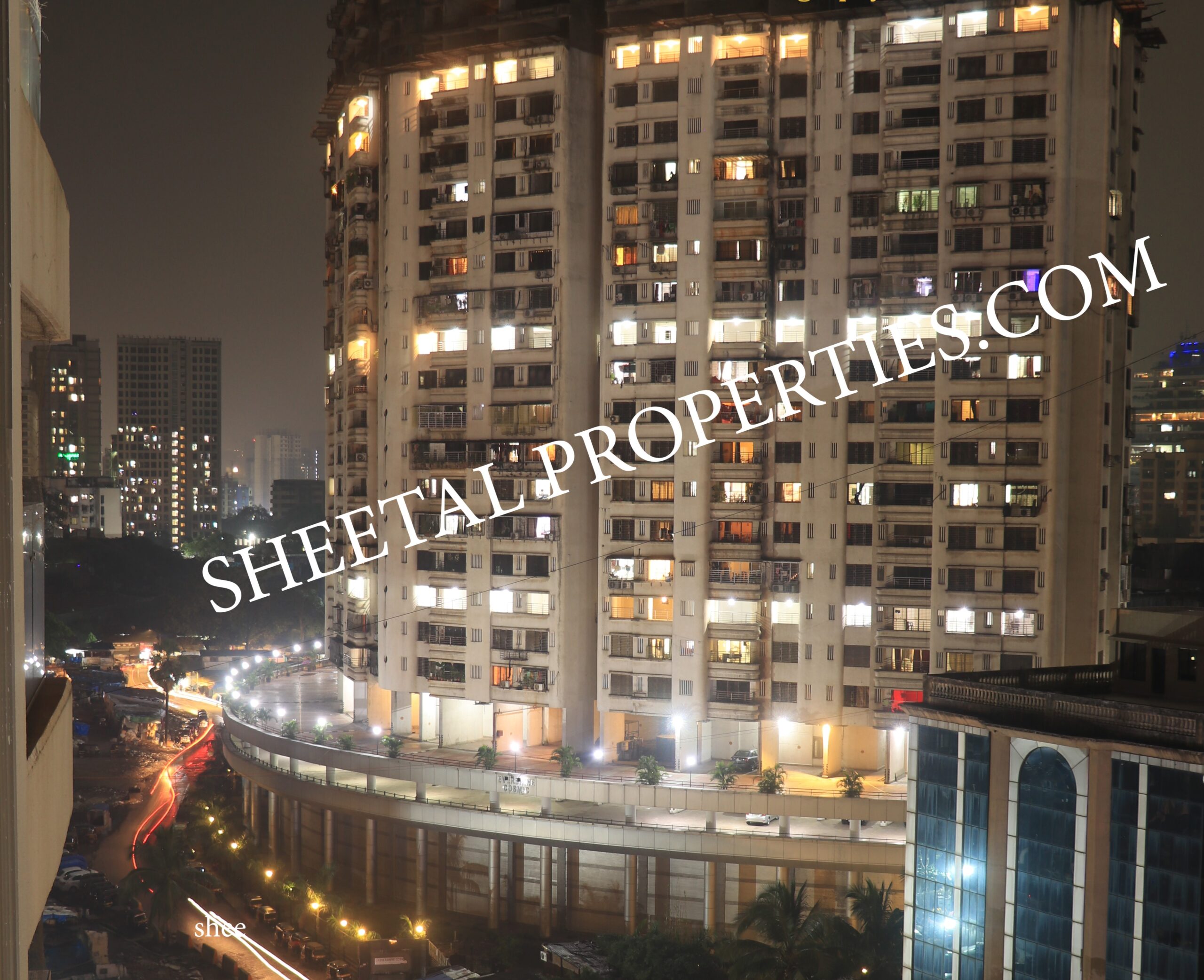 Spacious 3BHK apartment with modern amenities at Evershine Cosmic, Andheri West