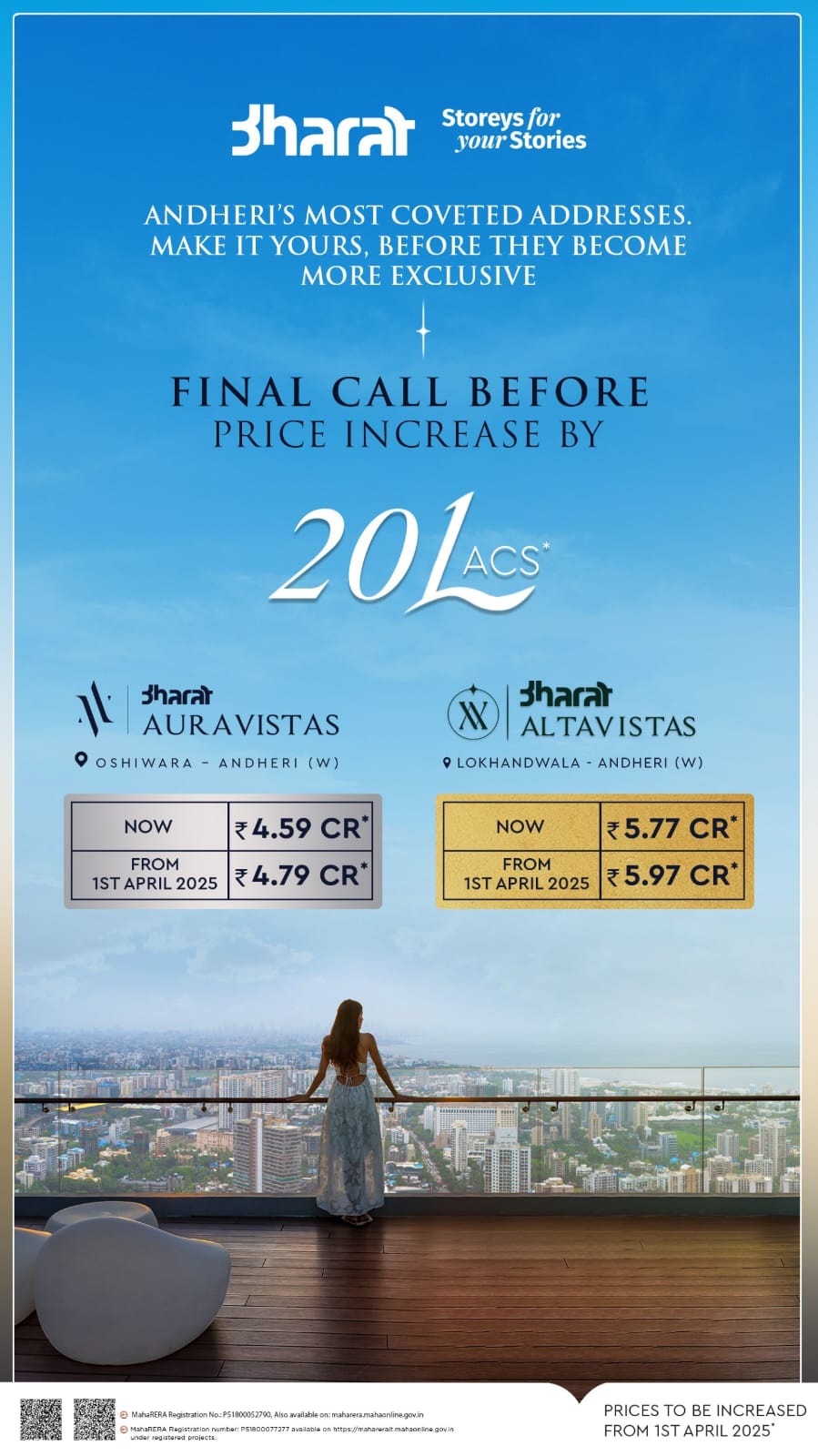 Spacious 3BHK apartment with modern amenities at Evershine Cosmic, Andheri West