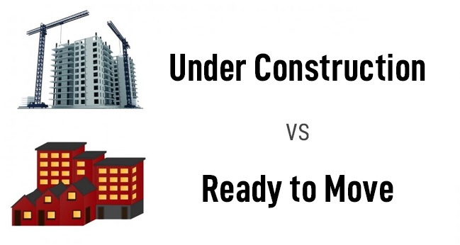 "Comparison of under-construction and ready-to-move-in properties with pros and cons."