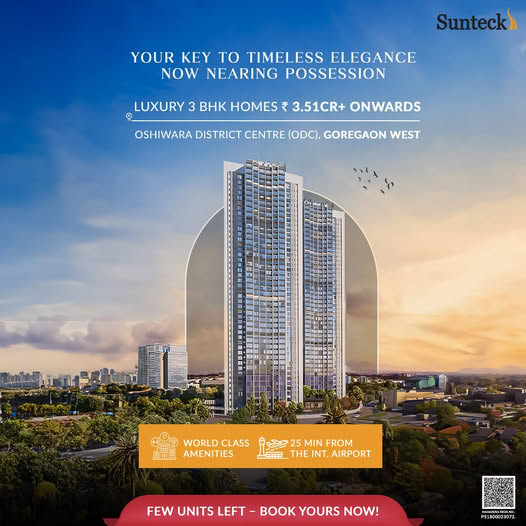 Sunteck City Goregaon West 3 BHK Luxury Sundeck Residences