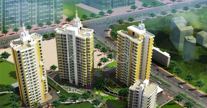  Panoramic view of Wadala with under-construction SRA buildings
